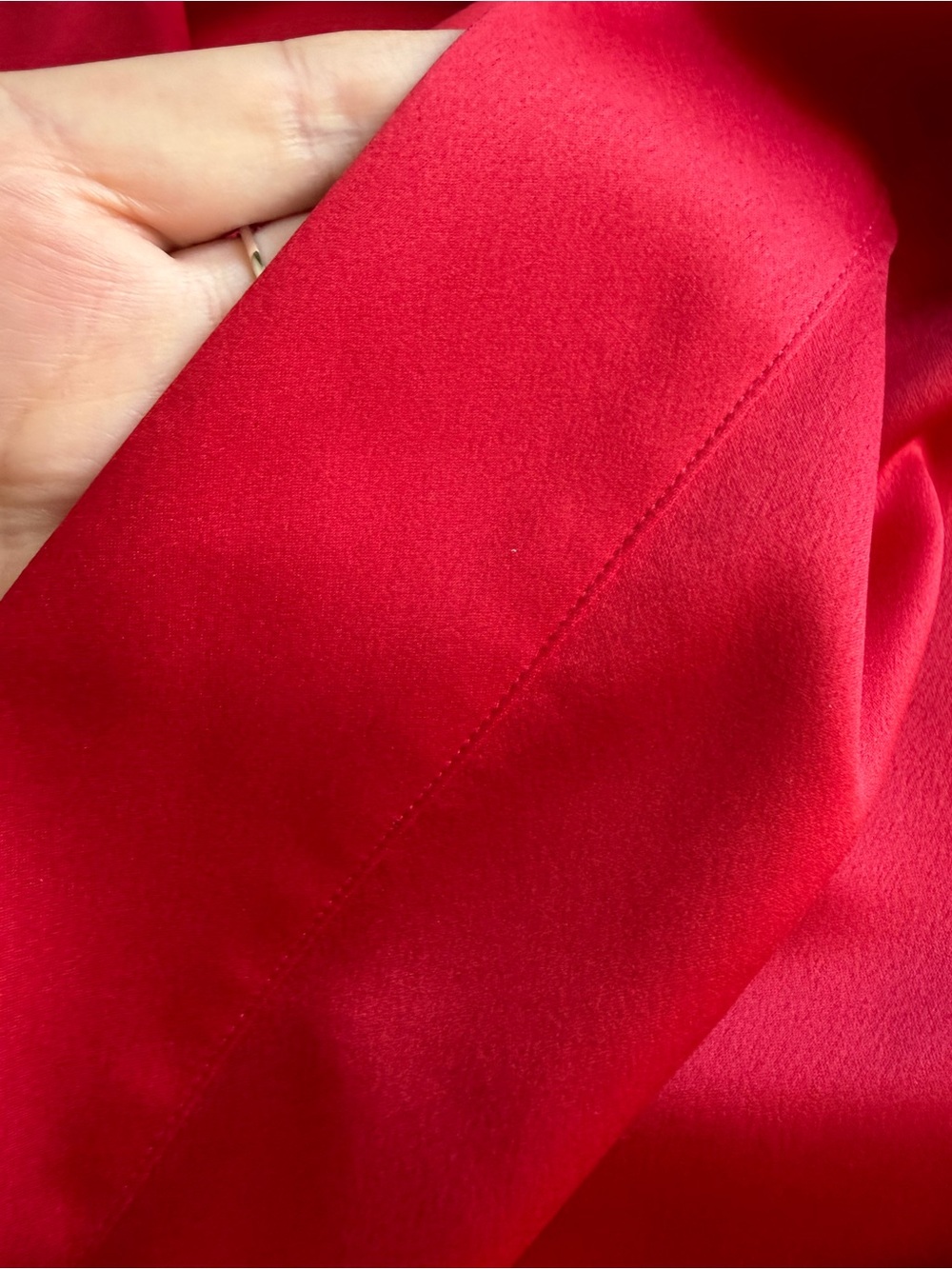 Cabernet by Sleep Sense Deep Red Women’s Robe with Waist Tie Size Medium - Picture 13 of 13